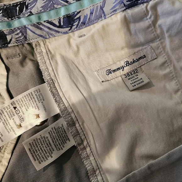 Tommy Bahama Boracay Flat Front Chinos - Picture 3 of 3